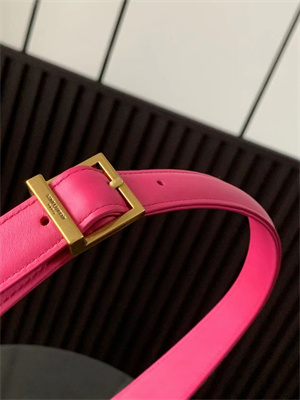 Y.S.L LE 5 A 7 HOBO BAG In Fuchsia Smooth Leather