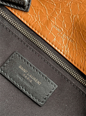 Y.S.L NIKI MEDIUM In Vintage Leather Brown Color