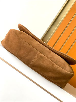 Y.S.L Large JAMIE 4.3 BAG IN SUEDE Brown Color Gold Tone Metal