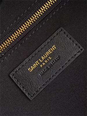 YSL ICARE HOBO In Quilted Suede Cognac