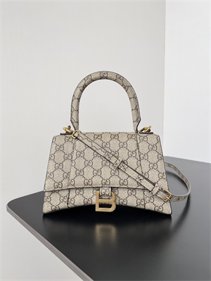 Gu.cci x Balen.ciaga The Hacker Project Small Hourglass Handbag