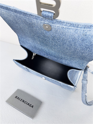 Women’s Hourglass Small Handbag In Denim Blue