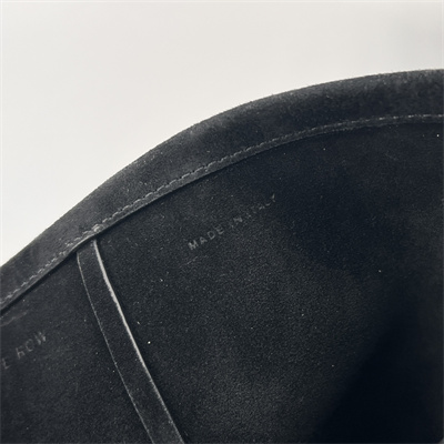 The Row Park N/S Small Tote Bag Black Suede