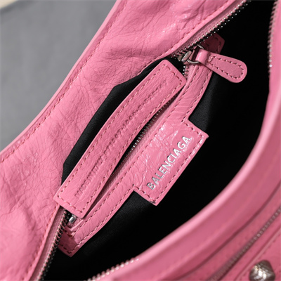 Women’s NEO Cagole XS Handbag In Arena Lambskin Pink Color