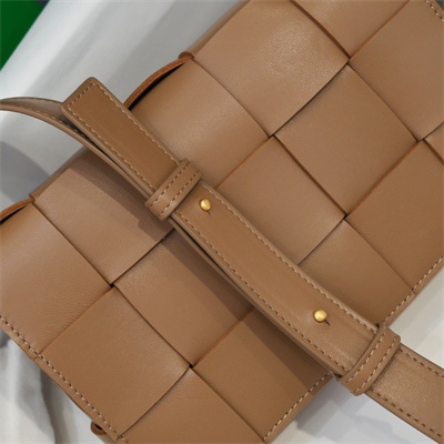 BV Cassette Cross Body Bag In Lambskin Caramel Color