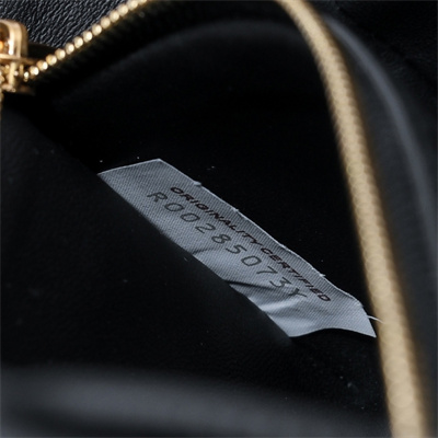 BV Mini Andiamo Shoulder Bag In Lambskin Leather Black Color