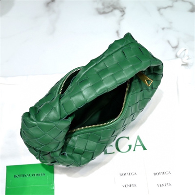 BV Mini Jodie In Lambskin Leather Racing Green Color