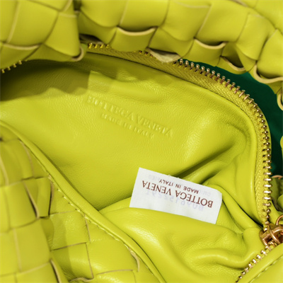 BV Mini Jodie With Chain In Lambskin Leather Kiwi Color