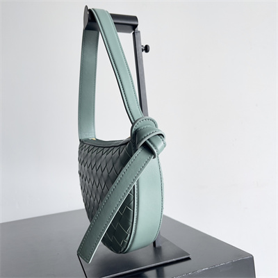 BV Mini Sunrise Shoulder Bag In Lambskin Aloe Color