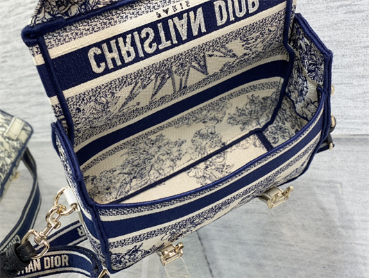 CD Small Camp Bag Blue R??ve d’Infini Embroidery