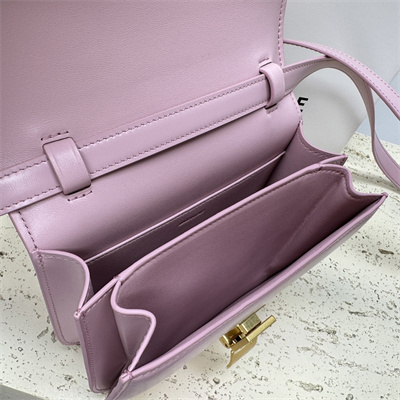 Celine Teen Classic Box Bag In Lilac Box Calfskin Leather