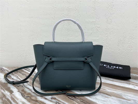 Celine Nano Belt Bag In Amazone Grained Calfskin