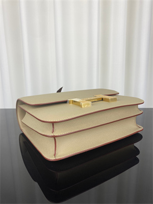 Constance Bag Epsom Leather 24CM Gold/Silver Tone Metal In Trench Color HS