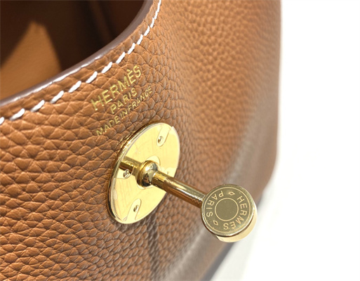 Lindy Bag Calfskin Leather 26/30CM Gold/Silver Tone Metal In Gold  Color