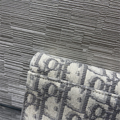 CD Saddle Lotus Wallet Gray Dior Oblique Jacquard