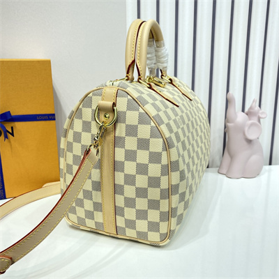 L.V Speedy Bandoulière 30 Damier Azur N41373