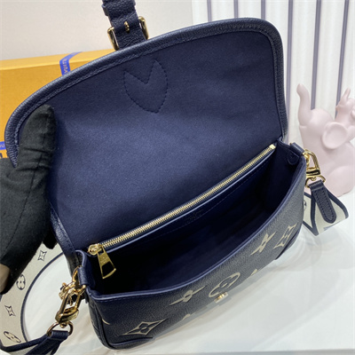 L.V Diane Bag Monogram Empreinte Cowhide Navy M47161