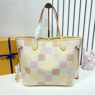 L.V Neverfull MM Bag Damier Giant Coated Canvas N40668
