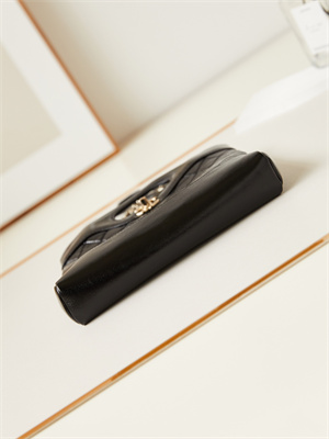 Chanel 31 Mini Shopping Bag Lambskin & Gold-Tone Metal Black AS4133