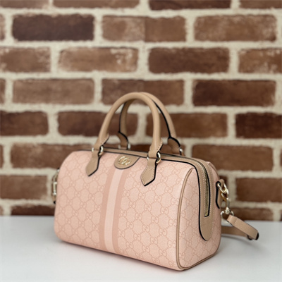 Gu.cci Ophidia GG Small Top Handle Bag Pink 772061