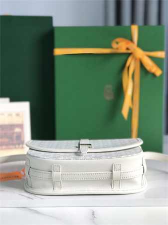 Belvedere PM Bag Goyardine Canvas & Decize Taurillon Leather White