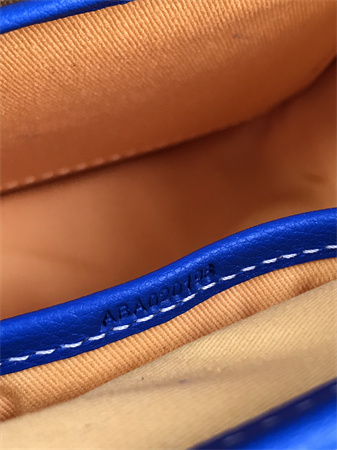 Belvedere PM Bag Goyardine Canvas & Decize Taurillon Leather Sky Blue