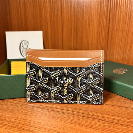 Saint-Sulpice Card Wallet Goyardine Canvas & Vauzelles Leather Ten Colors