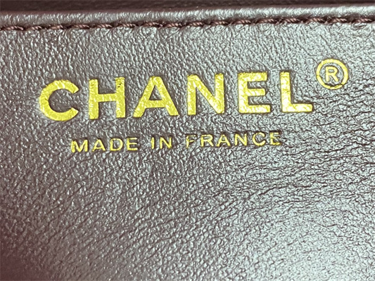 Chanel Mini Flap Bag With Top Handle Shinny Lambskin Gold Tone Metal Burgundy AS4924