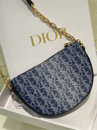Diorstar Callisto Bag Blue Denim Dior Oblique Jacquard