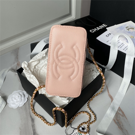 Chanel Vanity Case With Top Handle Grained Calfskin Gold Tone Metal Pink AP4064