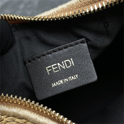 Fen.digraphy Mini Bag Natural Raffia