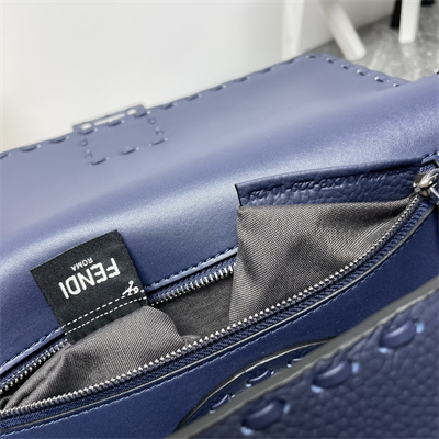 Fen.di Baguette Selleria bag with 612 hand-sewn topstitches