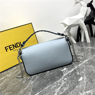 Fen.di Baguette MiniSelleria bag with 309 hand-sewn topstitches