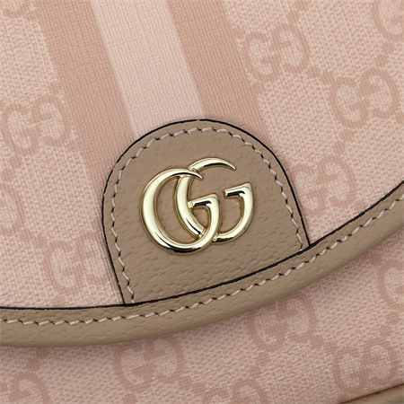 Gu.cci Ophidia GG Mini Shoulder Bag Dusty Pink 772239