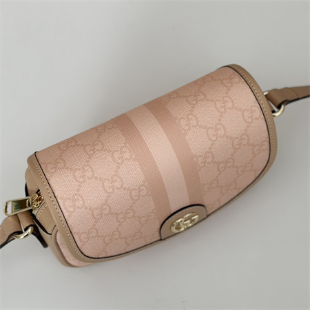 Gu.cci Ophidia GG Mini Shoulder Bag Dusty Pink 772239