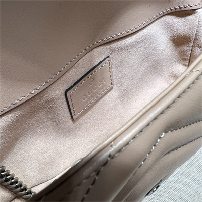 Gu.cci GG Marmont Mini Bag Rose Beige 476433