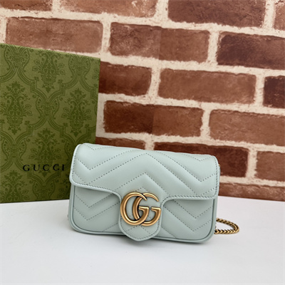 Gucci GG MARMONT  MINI BAG Pale Green 476433