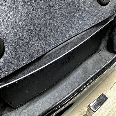 Gu.cci GG Marmont  Small  Shoulder Bag Black Patent 446744