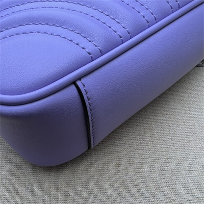 Gu.cci GG Marmont  Small  Shoulder Bag Purple 446744