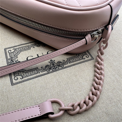 Gu.cci GG Marmont Small Shoulder Bag Pink 447632