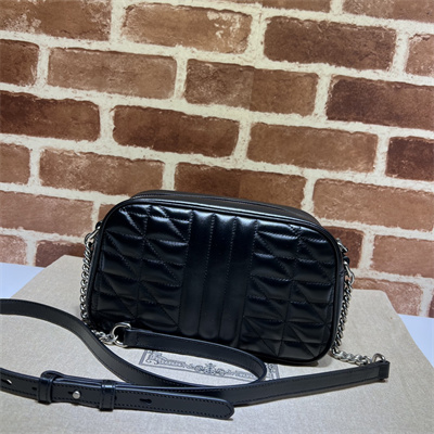 Gu.cci GG Marmont Small Shoulder Bag Black 447632