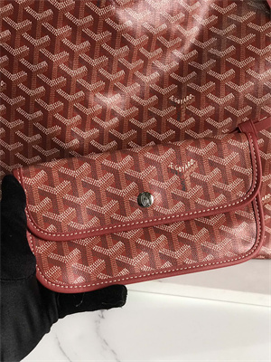 Goyard Saint Louis GM Bag In Goyardine Canvas & Chevroches Calfskin