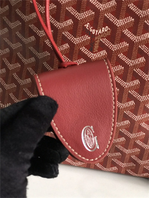 Goyard Saint Louis GM Bag In Goyardine Canvas & Chevroches Calfskin