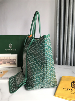 Goyard Saint Louis GM Bag In Goyardine Canvas & Chevroches Calfskin