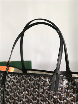 Goyard Saint Louis GM Bag In Goyardine Canvas & Chevroches Calfskin