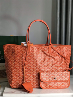 Goyard Saint Louis PM Bag In Goyardine Canvas & Chevroches Calfskin