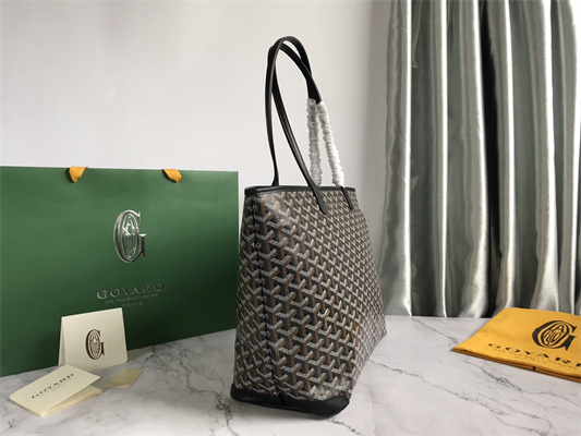 Goyard Artois MM Bag Goyardine Canvas & Chevroches Calfskin
