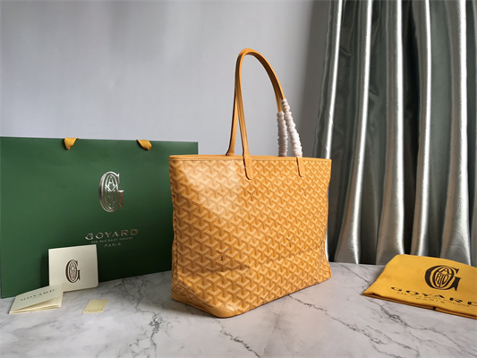Goyard Artois MM Bag Goyardine Canvas & Chevroches Calfskin