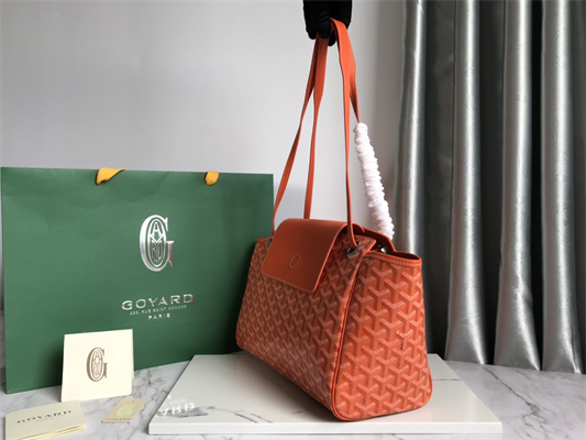 Goyard Rouette Souple Bag Goyardine Canvas & Chevroches Calfskin