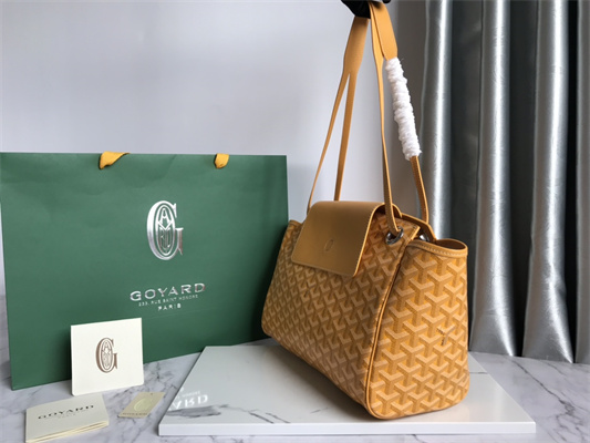 Goyard Rouette Souple Bag Goyardine Canvas & Chevroches Calfskin
